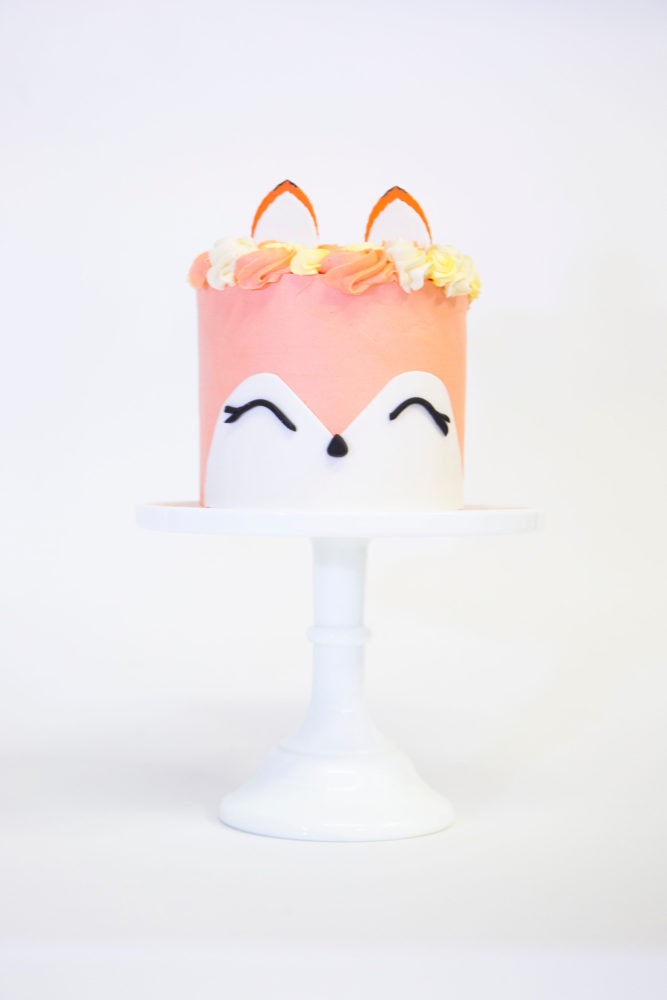 How to Decorate a Woodland Fox Cake | NEW Cake Pricing Tips - YouTube